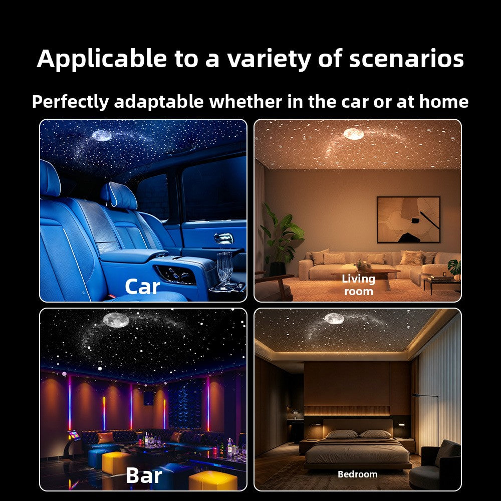 GalaxyGlow USB Starry Sky Projector | Ambient Room & Car Night Light